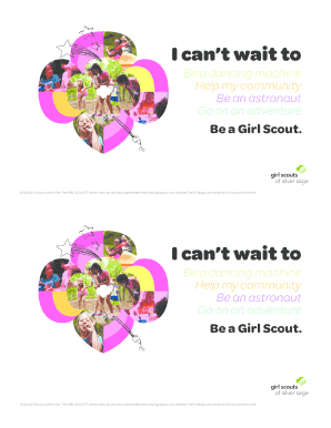 Girl Scouts Interest Card