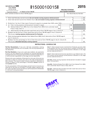 Kentucky Moving Expense Reimbursement Form 740-NP