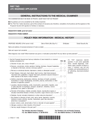 Life Insurance Application Form