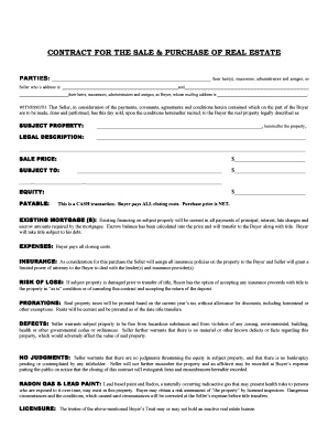 Real Estate Purchase Agreement