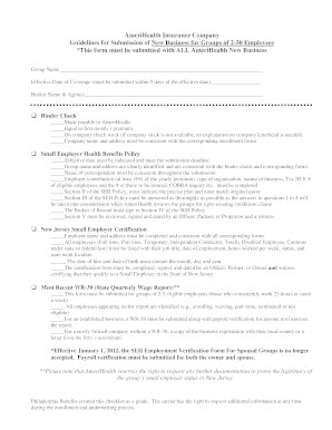 AmeriHealth New Jersey SEH Group Application
