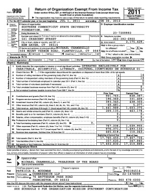 Form 990 Return of Organization Exempt From Income Tax