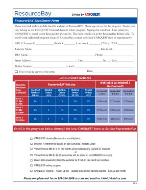 ResourceBAY Enrollment Form