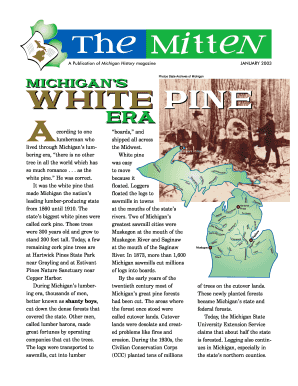 The mitten michigan history magazine