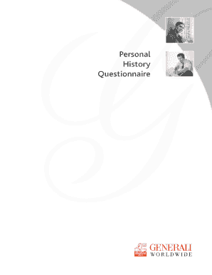Personal History Questionnaire