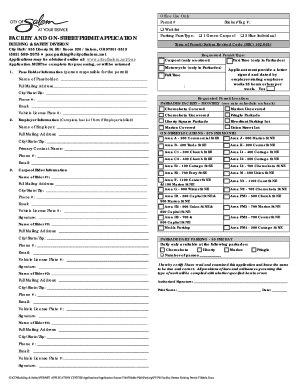Salem Parking Permit Application