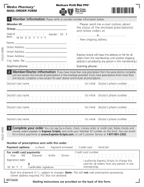 Medco Pharmacy Mail-Order Form