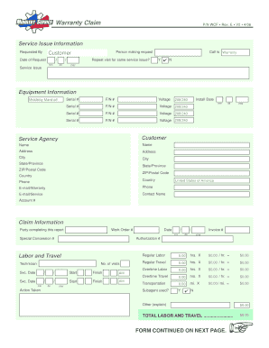 Service Request Form