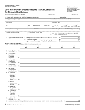 Michigan Corporate Income Tax Annual Return