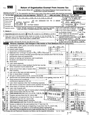 Form 990 Return of Organization Exempt From Income Tax