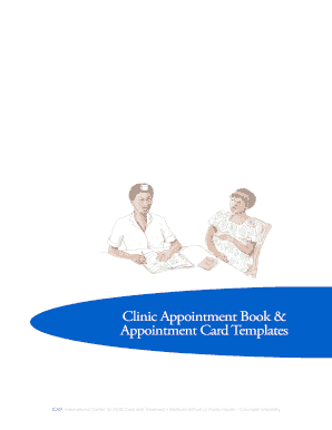 Sop about academic performance - Clinic Appointment Book Appointment Card Templates