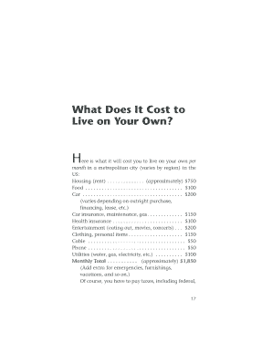Cost of Living Calculator