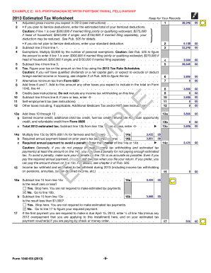 2013 Form 1040-ES OTC - taxyaleedu