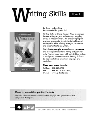 Writing Skills Book 1