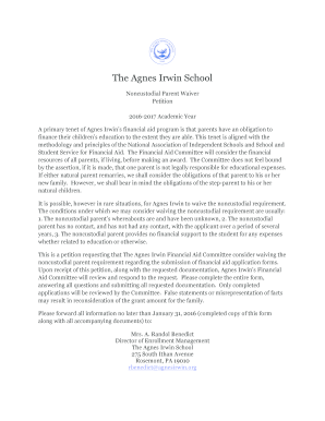 Noncustodial Parent Waiverdocx