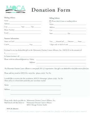 Donation Form