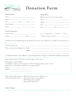 Donation Form