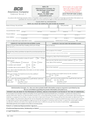 Insurance Claim Form