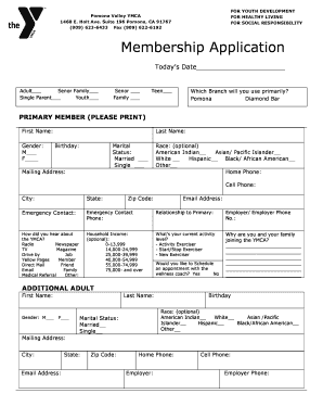 Issue slip - Membership Application - pomonaymcaorg