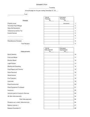 Schedule C Form
