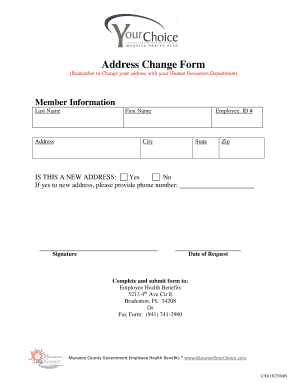 Address Change Form