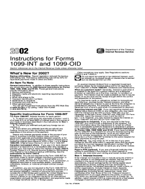 Instructions for Forms 1099-INT and 1099-OID
