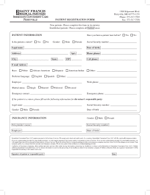 Patient Registration Form