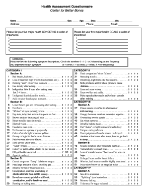 Health Assessment Questionnaire