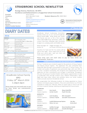 Student Absence Notification Form