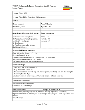 TEESP Lesson Plan 29