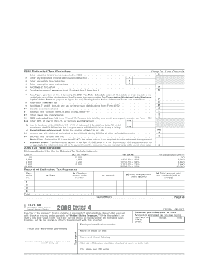 Form 1041-ES Estimated Income Tax for Estates and Trusts