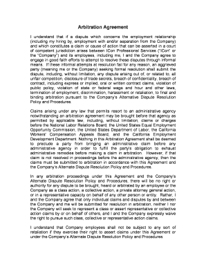 ICon Professional Services Arbitration Agreement