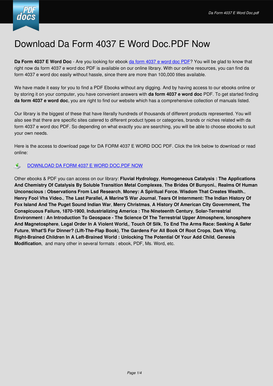 fillable online bookreplacerelieved da form 4037 e word doc pdf da form 4037