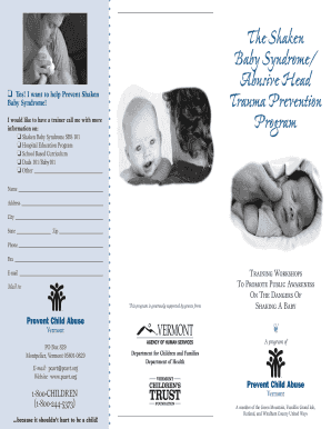 Shaken Baby Syndrome Prevention Program