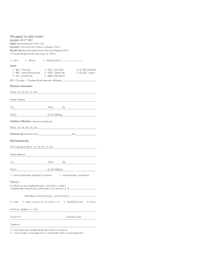 San Jose Museum of Art Membership Application