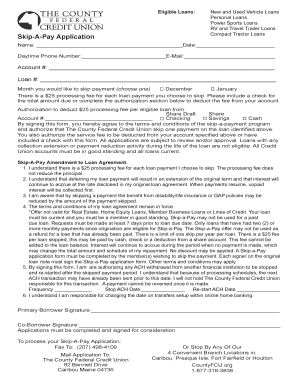Skip-A-Payment Application