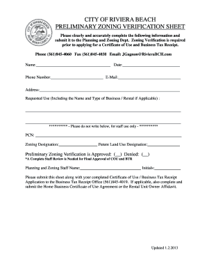 Residential Rental Application