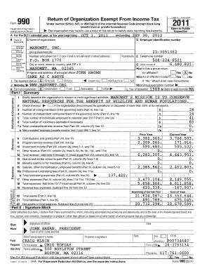 IRS Form 990 2011