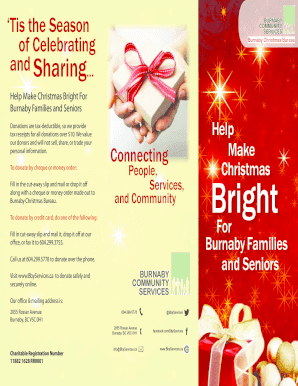 Burnaby Christmas Bureau Donation Form