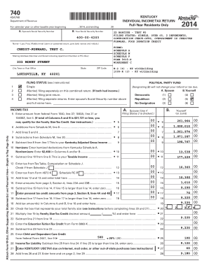 Kentucky Individual Income Tax Return