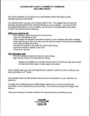 USPS Postage Statement Form 3602-R1
