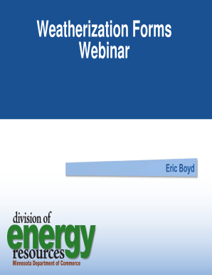 Weatherization Service Agreement