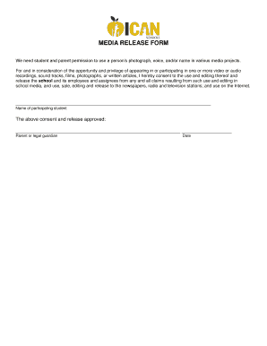 Media Release Form