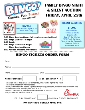 Bingo Flyer-tix