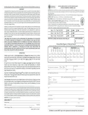 American Kennel Club Agility Entry Form