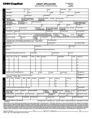 ABC Credit Application Form