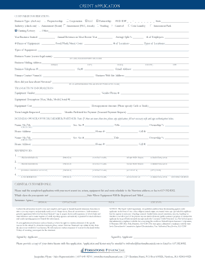 Firestone Credit Application