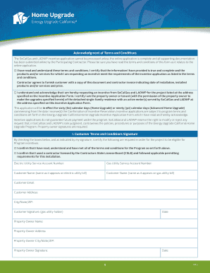 California Home Upgrade Incentive Application Form
