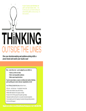 Thinking Outside the Lines Workshop