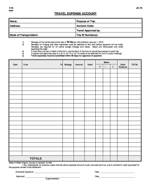 16 JC-15 new TRAVEL EXPENSE ACCOUNT